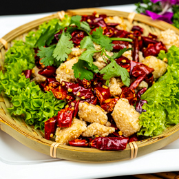 Poulet à la sauce piquante Sichuan façon Gan Guo
